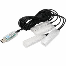 Автомобільна RGB-підсвітка салону з підтримкою програми 4 шт USB