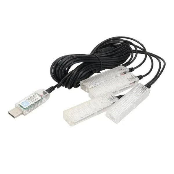 Автомобільна RGB-підсвітка салону з підтримкою програми 4 шт USB
