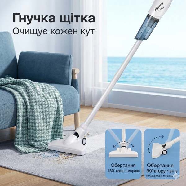 Бездротовий пилосос 2в1 для прибирання будинку й автомобіля XL-1610