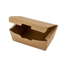 Коробка для снеків крафт 130х88х48мм (50/100) CTB-130K