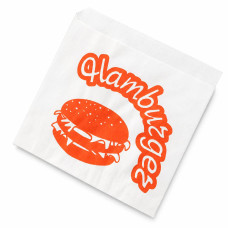 Куточок білий Hamburger (150х140 мм)