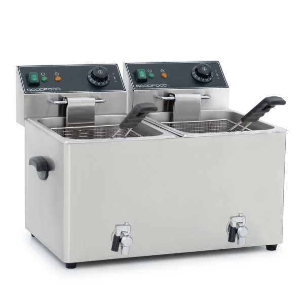 GoodFood Фритюрниця електрична EF88T BLACK із краном