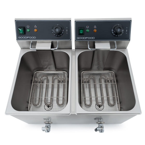 GoodFood Фритюрниця електрична EF88T BLACK із краном